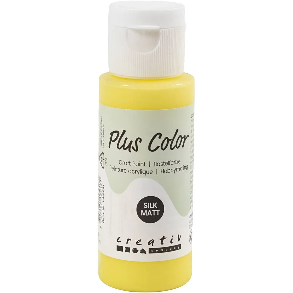 Plus color hobby maling - Gul 60ml