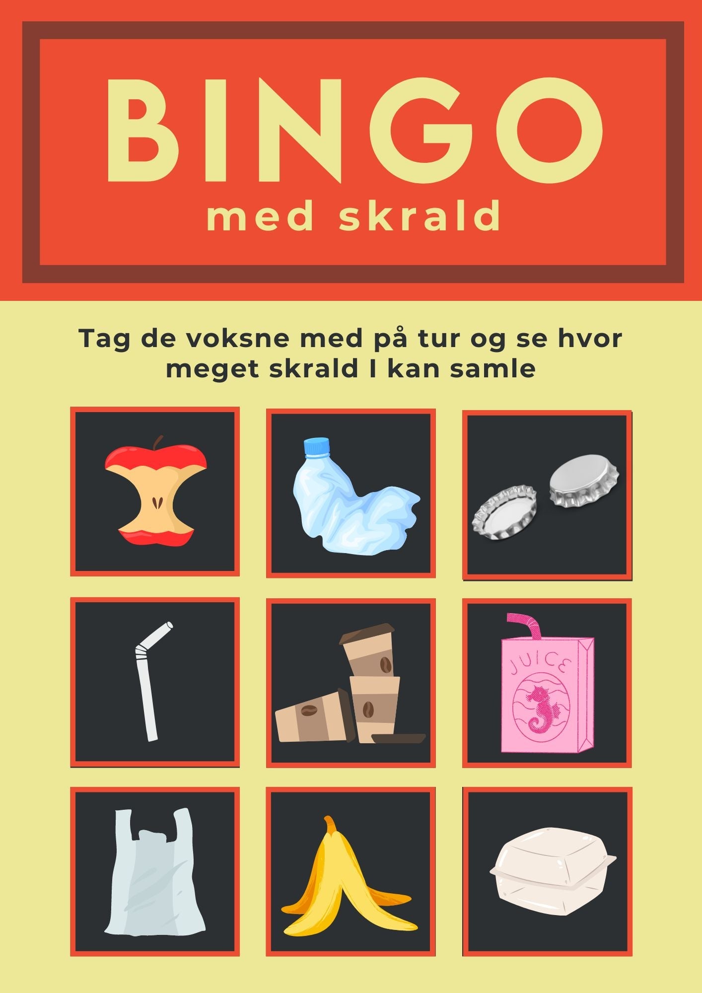 Naturbingo med skrald - download