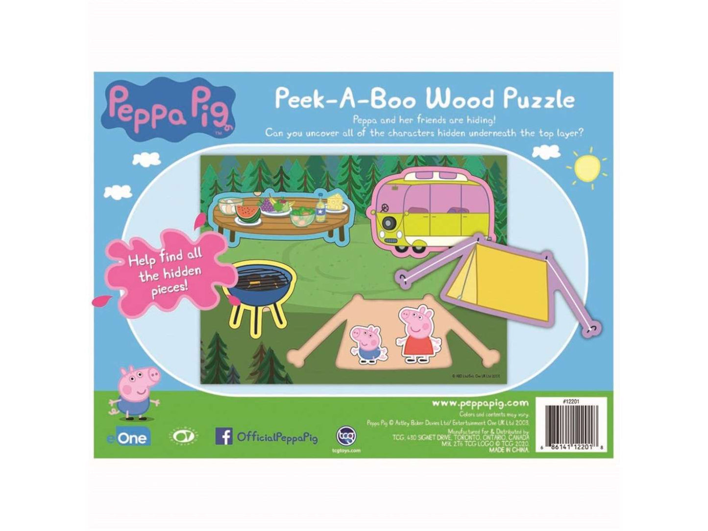 Gurli Gris puslespil - Peek a Boo