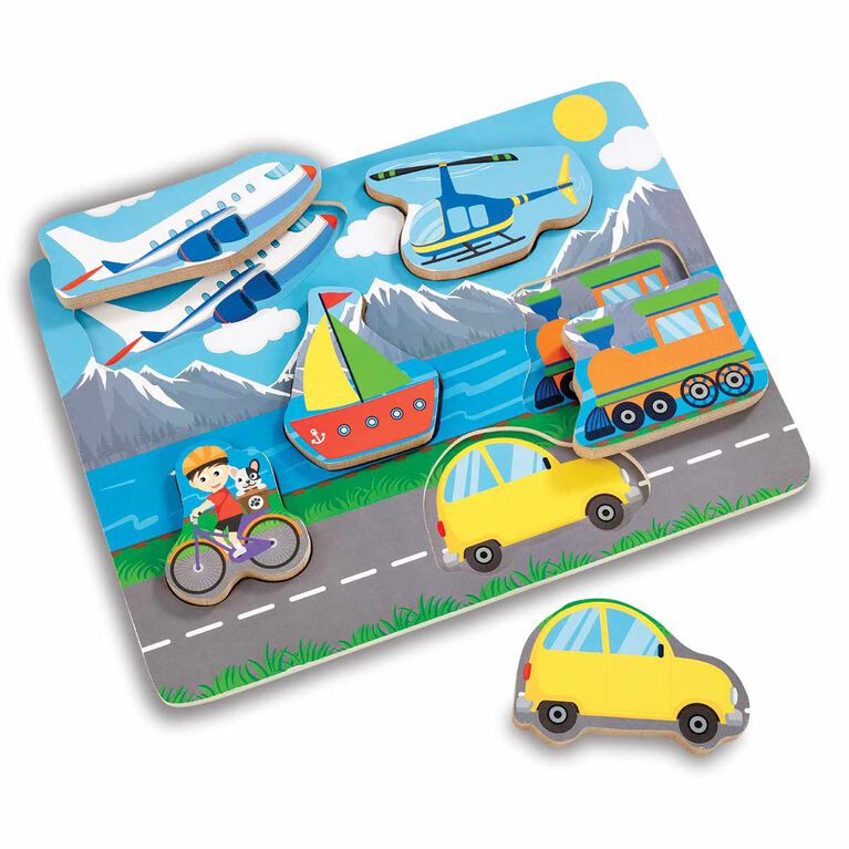 Puslespil i træ - Transport